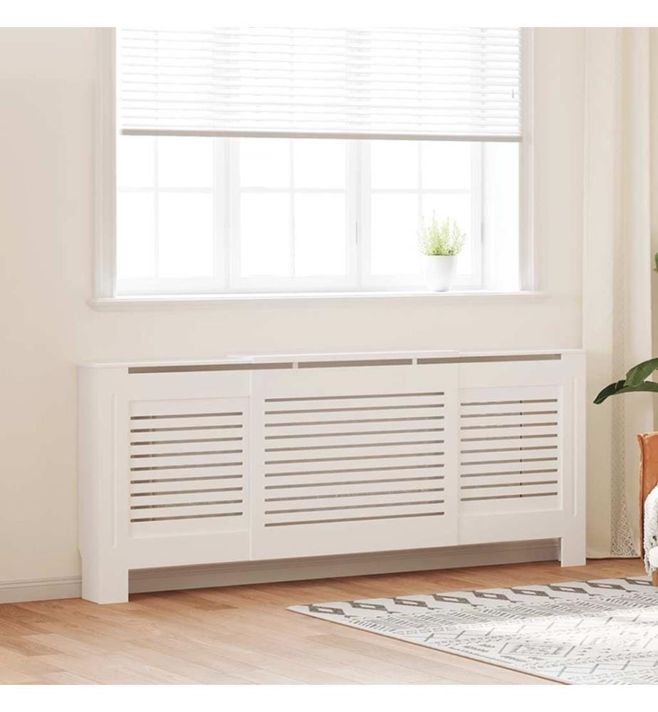 Cache-radiateur MDF Blanc 205 cm