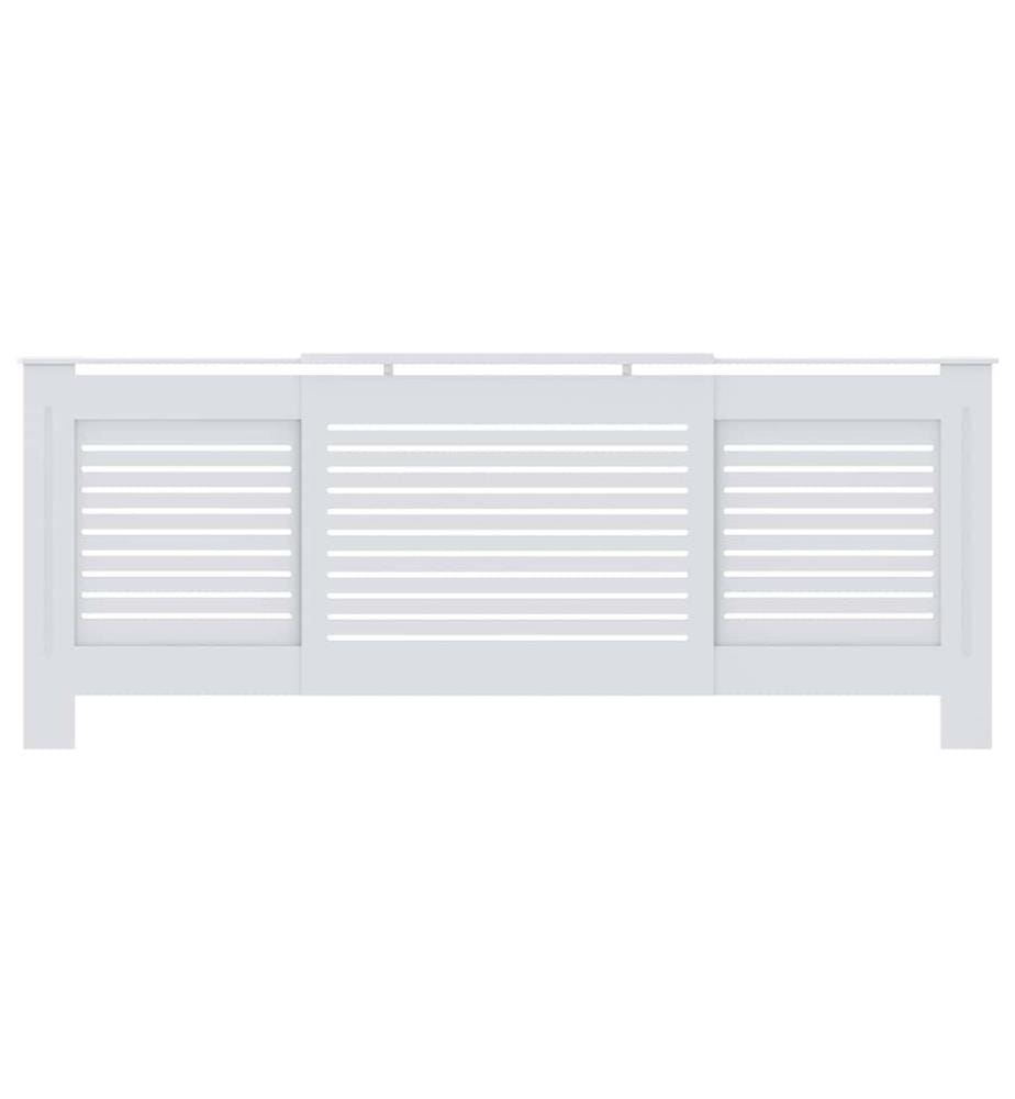 Cache-radiateur MDF Blanc 205 cm