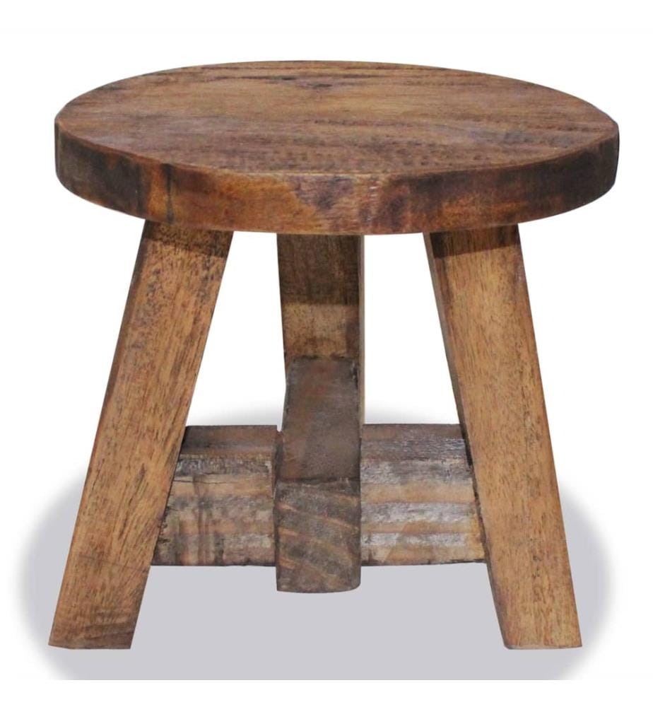 Sitzhocker Massives Mahagoniholz