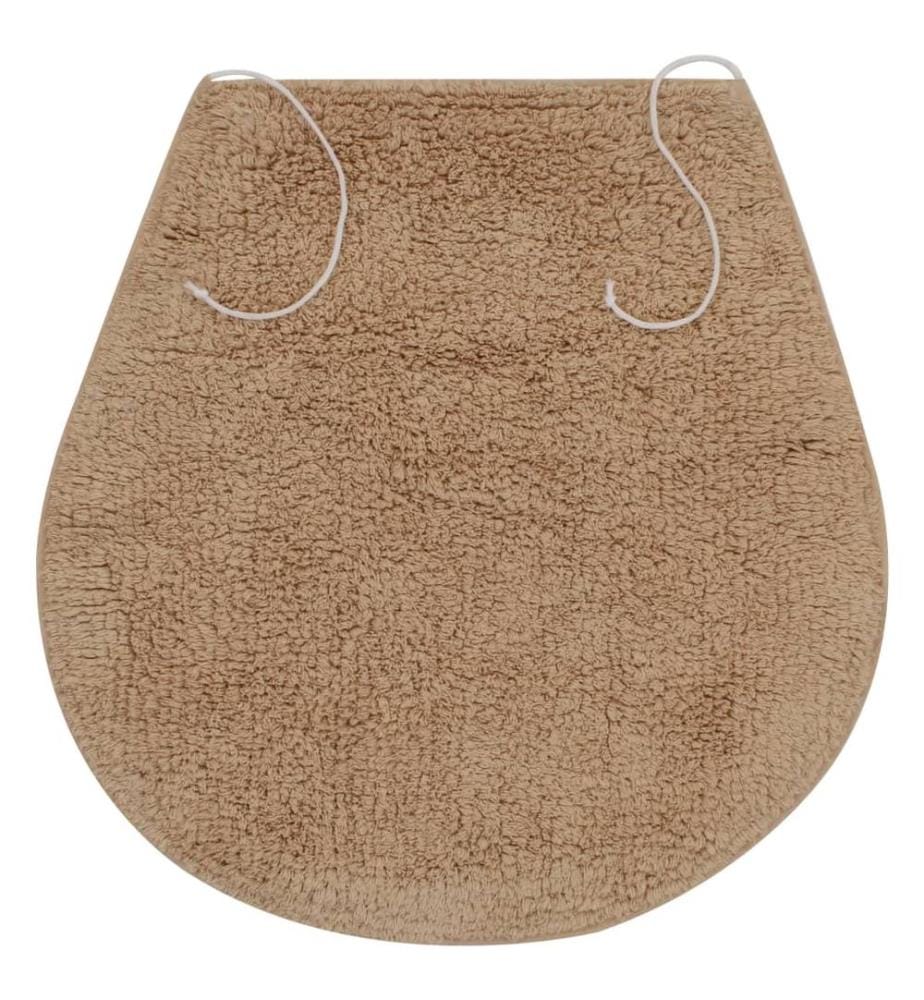 Badematten-Set 3-tlg. Stoff Beige