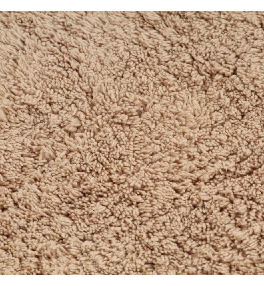 Badematten-Set 3-tlg. Stoff Beige