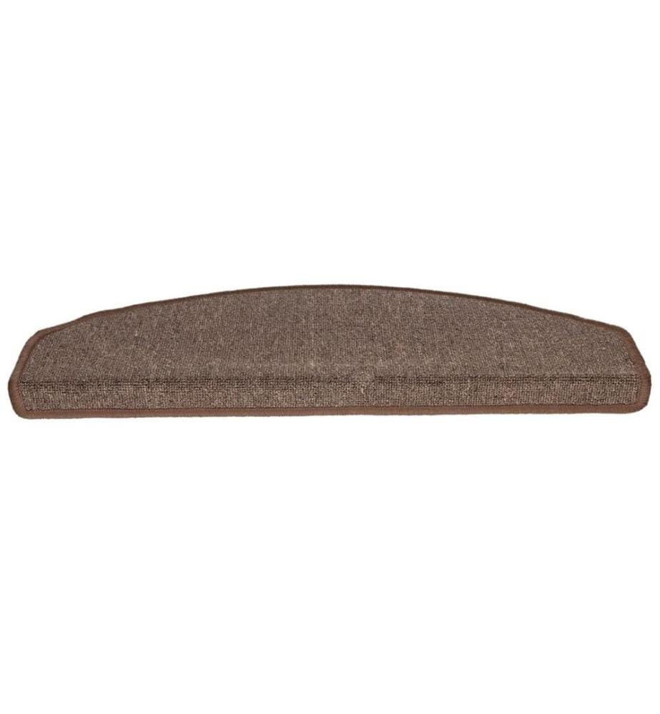 Stufenmatten 15 Stk. 65x24x4 cm Kaffeebraun Halbrund Gross