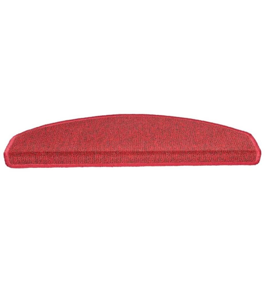 Stufenmatten 15 Stk. 65x24x4 cm Bordeaux Halbrund Gross
