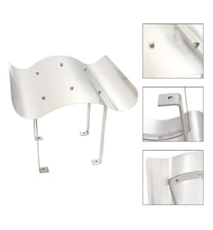 Capot de cheminée Acier inoxydable 60 x 60 x 38 cm