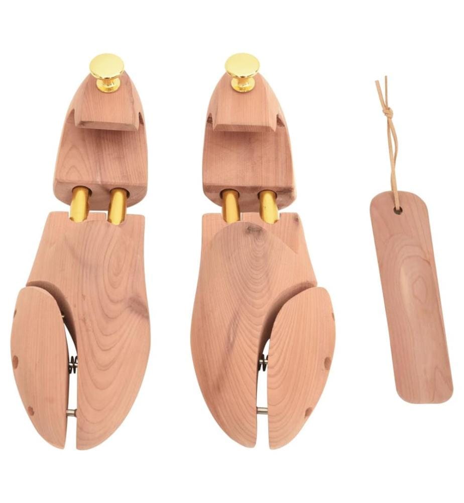 Schuhspanner mit Schuhlöffel EU 42-43 Massivholz Zeder