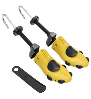 Schuhspanner mit Schuhanzieher Gelb EU 41-46 Kunststoff