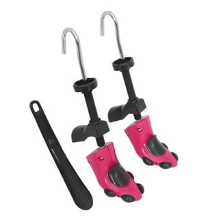 Schuhspanner mit Schuhanzieher Rosa EU 34-40 Kunststoff
