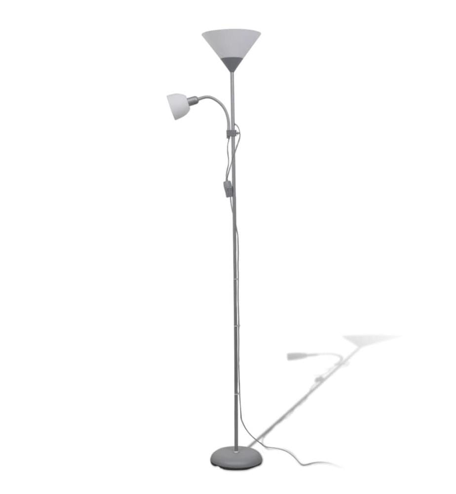 Stehlampe Grau