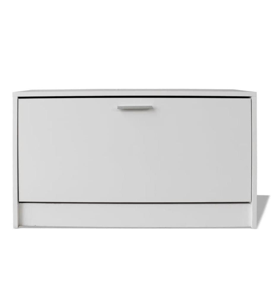 Schuhbank Weiss 80x24x45 cm