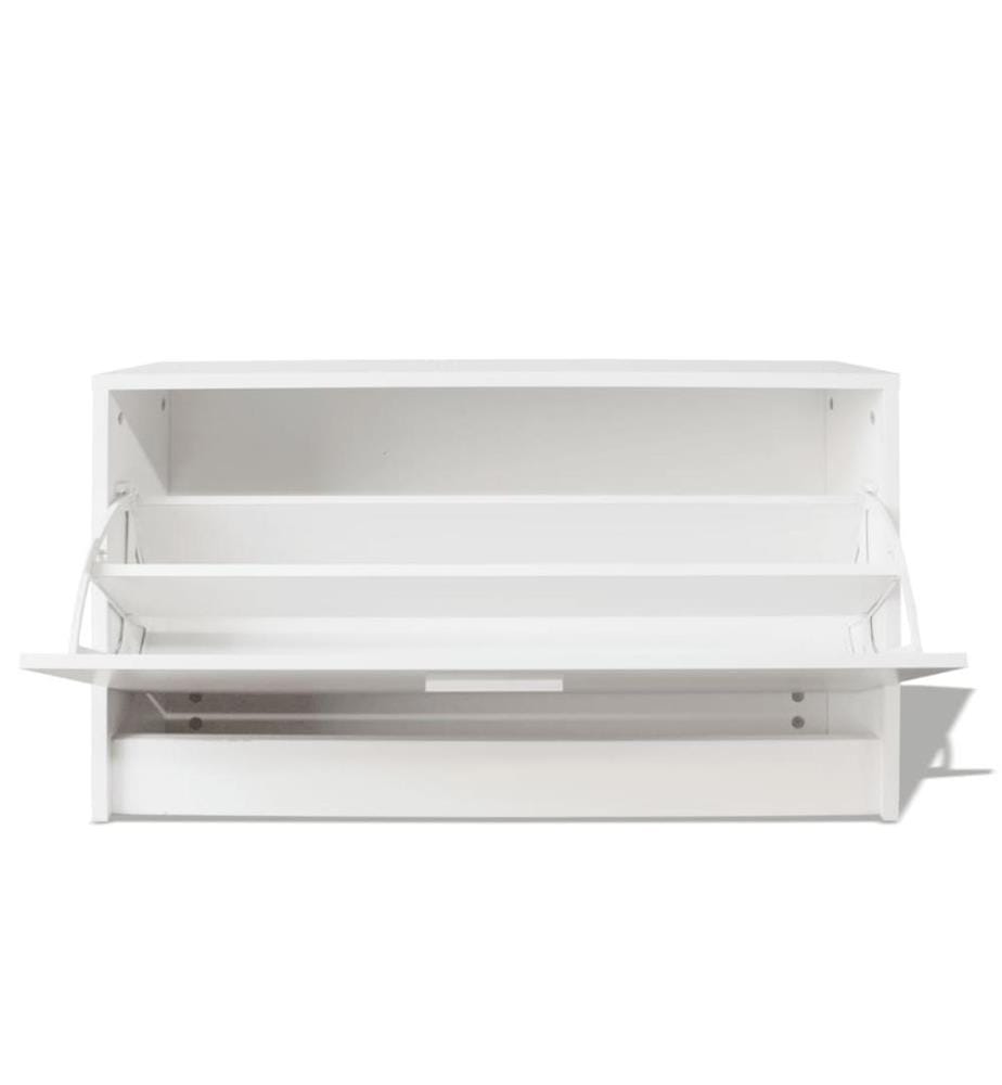 Schuhbank Weiss 80x24x45 cm