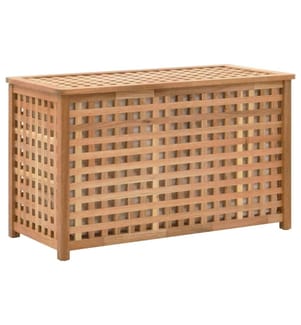 Wäschetruhe 77,5×37,5×46,5 cm Walnuss Massivholz