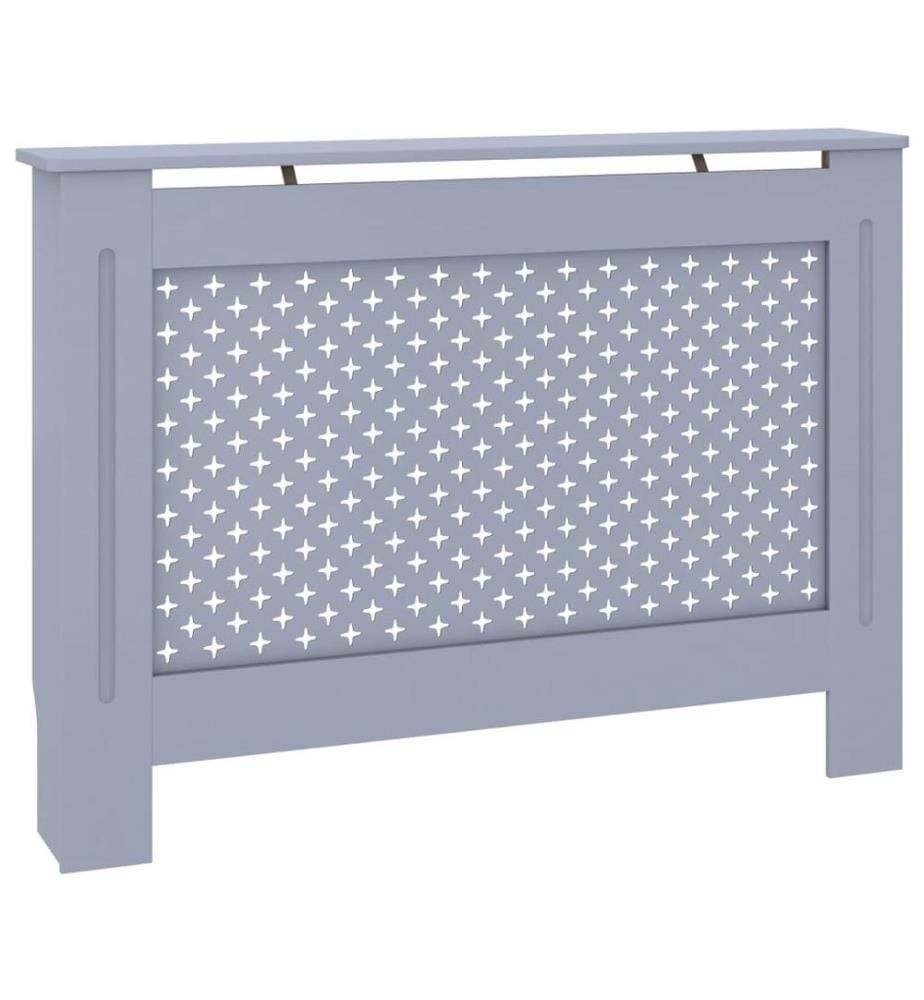 Cache-radiateur anthracite 112x19x81,5 cm MDF
