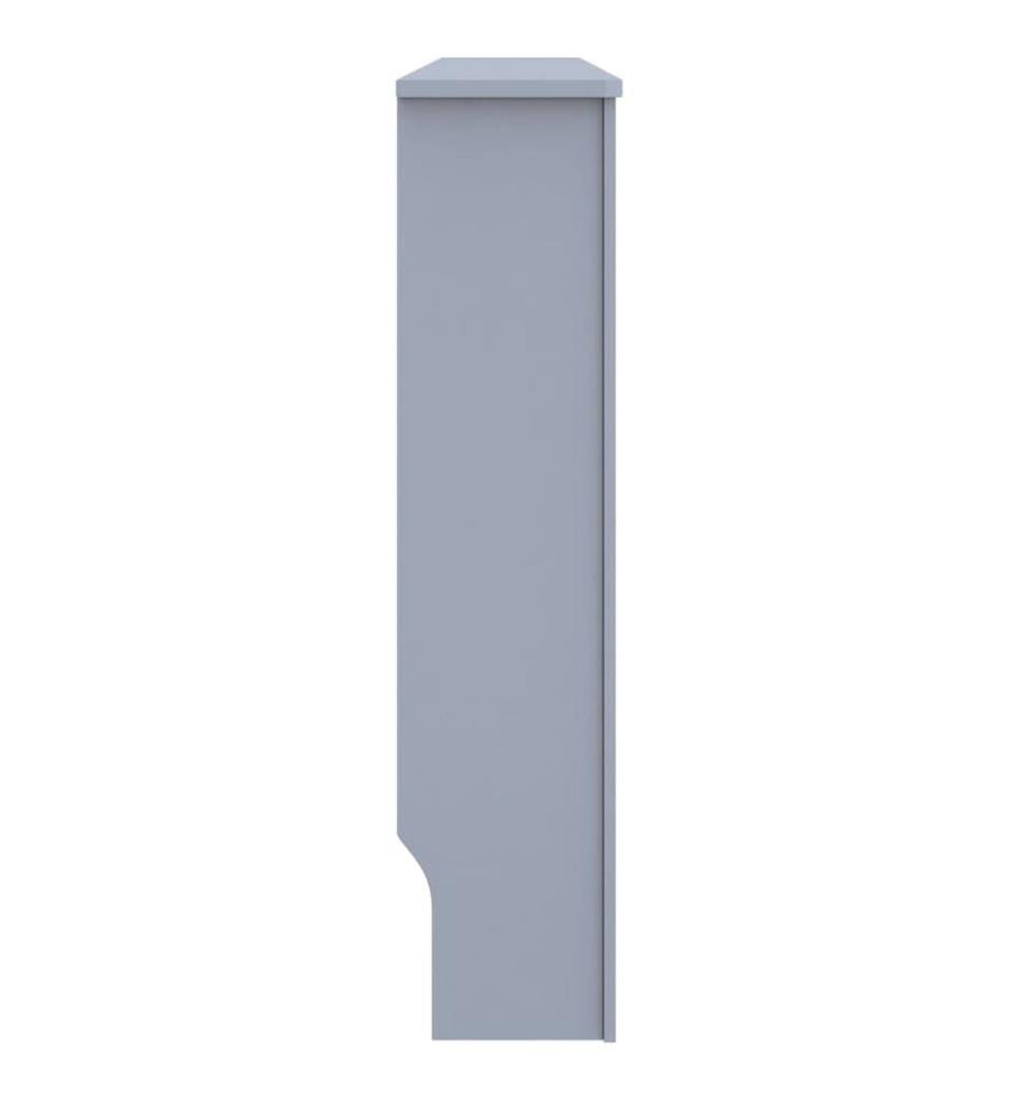 Cache-radiateur anthracite 152x19x81,5 cm MDF