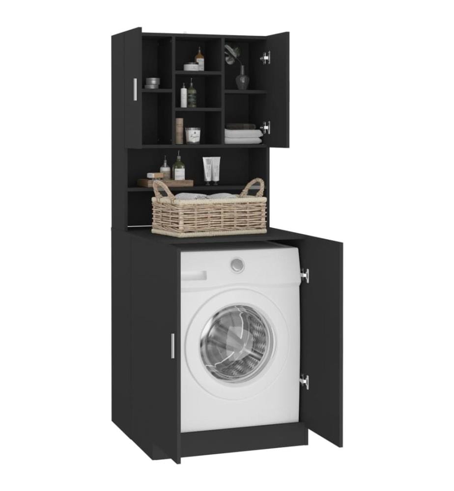 Meuble pour machine à laver Noir