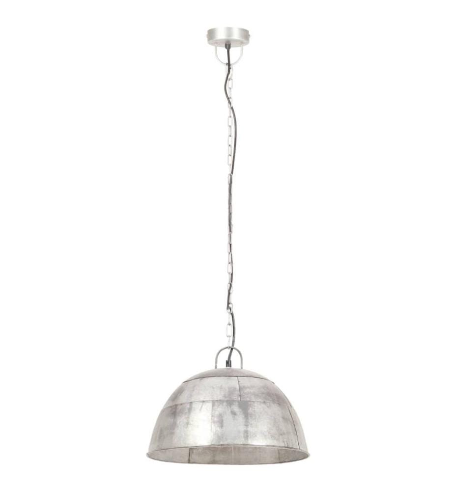 Hängelampe Vintage Industriestil 25 W Silbern Rund 41 cm E27