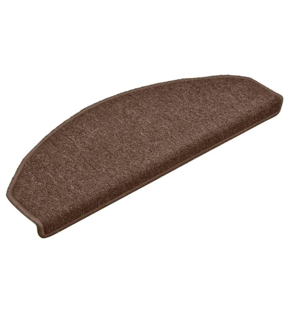Stufenmatten 15 Stk. 65x24x4 cm Braun Halbrund Gross