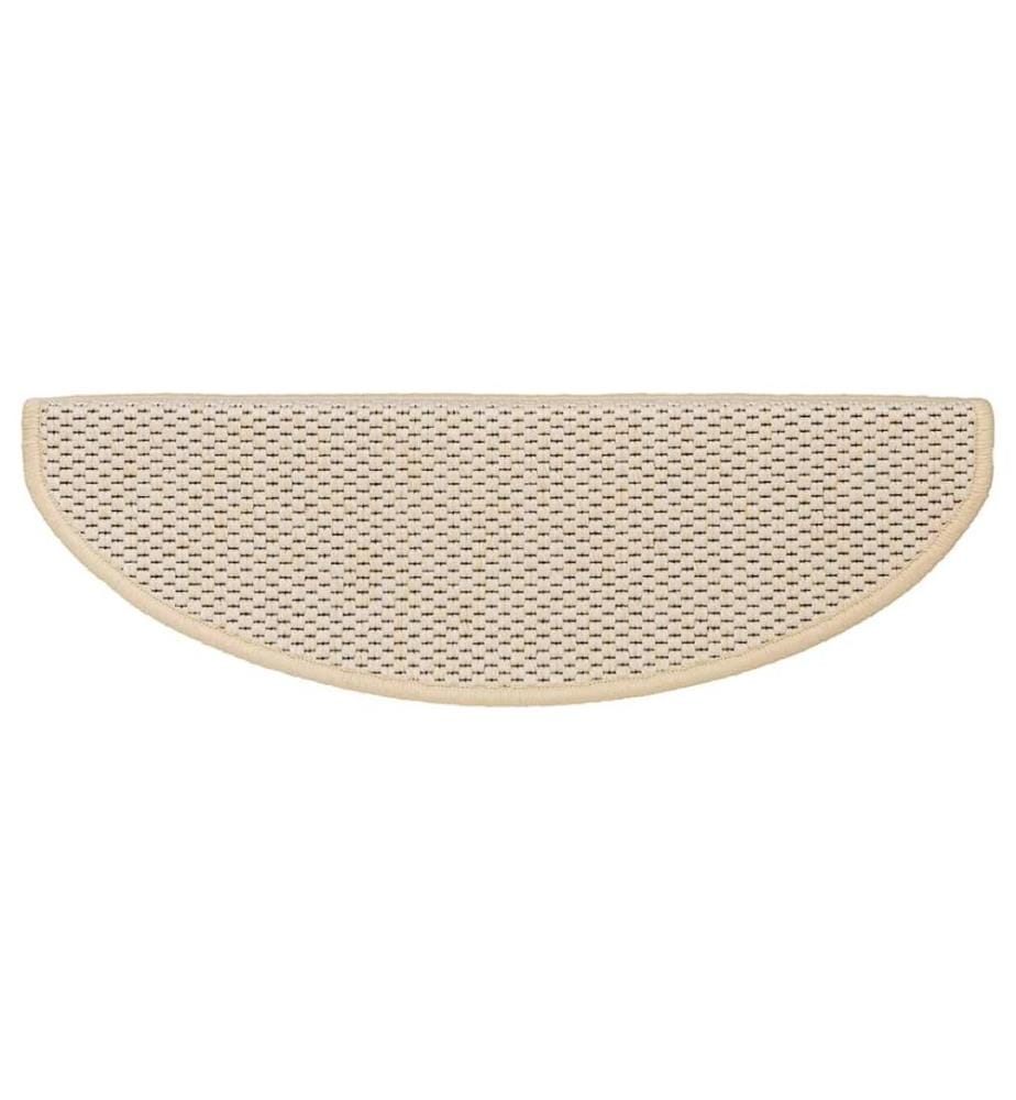 Treppenmatten Selbstklebend Sisal-Look 15 Stk. 65x21x4 Berber
