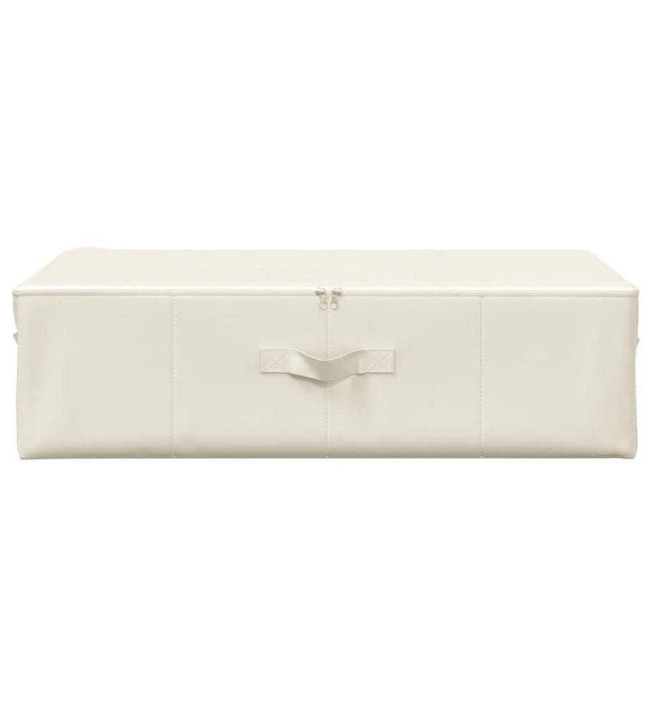 Aufbewahrungsbox Stoff 70x40x18 cm Creme