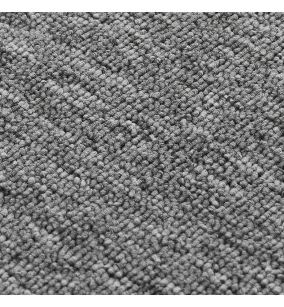 Antirutsch Stufenmatten 15 Stk. 60x25 cm Grau Rechteckig