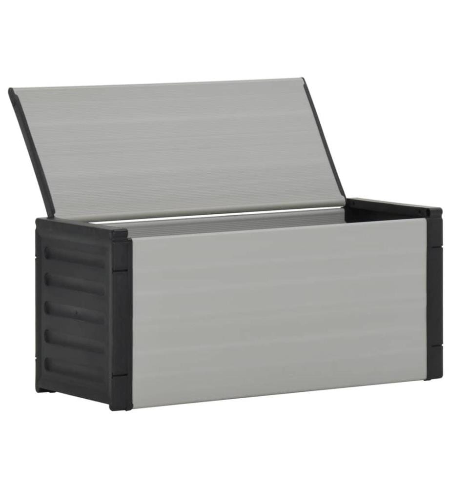 Mülltonnenbox Grau 85x34x40 cm
