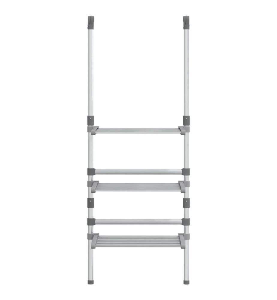 Séchoir à linge suspendu à 3 niveaux Aluminium