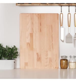 Schneidebrett 50x35x4 cm Massivholz Buche