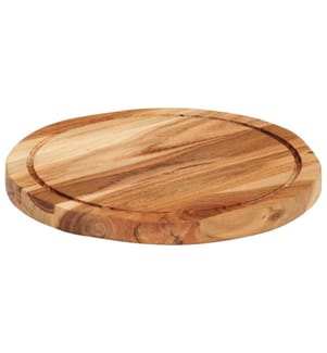 Schneidebrett Ø30x2,5 cm Massivholz Akazie