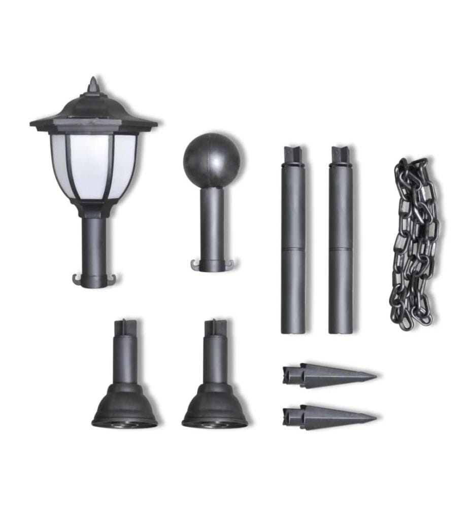 2x LED Lampe Solarleuchte Aussenlampe Gartenleuchte Laterne