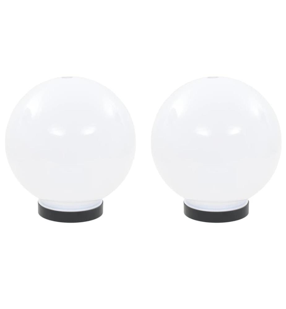 Lampe à LED sous forme de boule 2 pcs Sphérique 20 cm PMMA