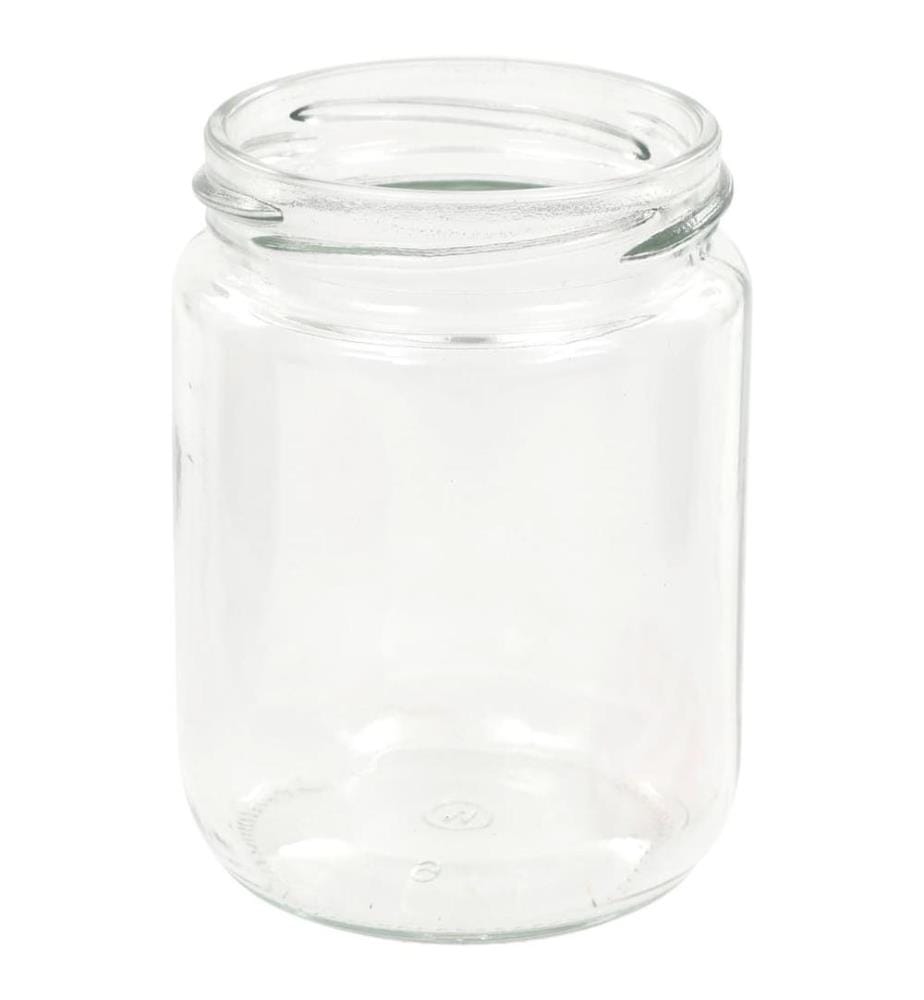 Marmeladengläser mit Weissem/Rotem Deckel 48 Stk. 230 ml