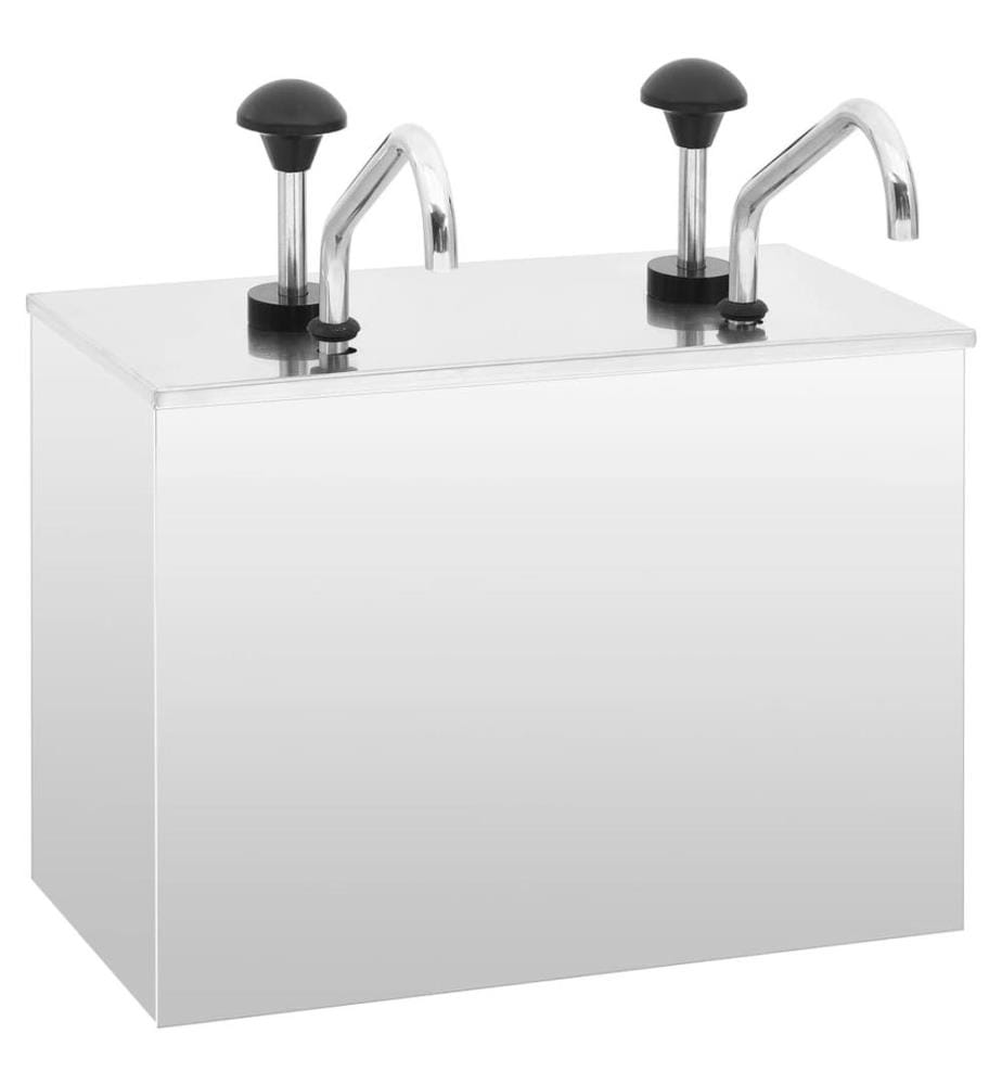 Saucen-Spender Edelstahl 2 x 3,5 L