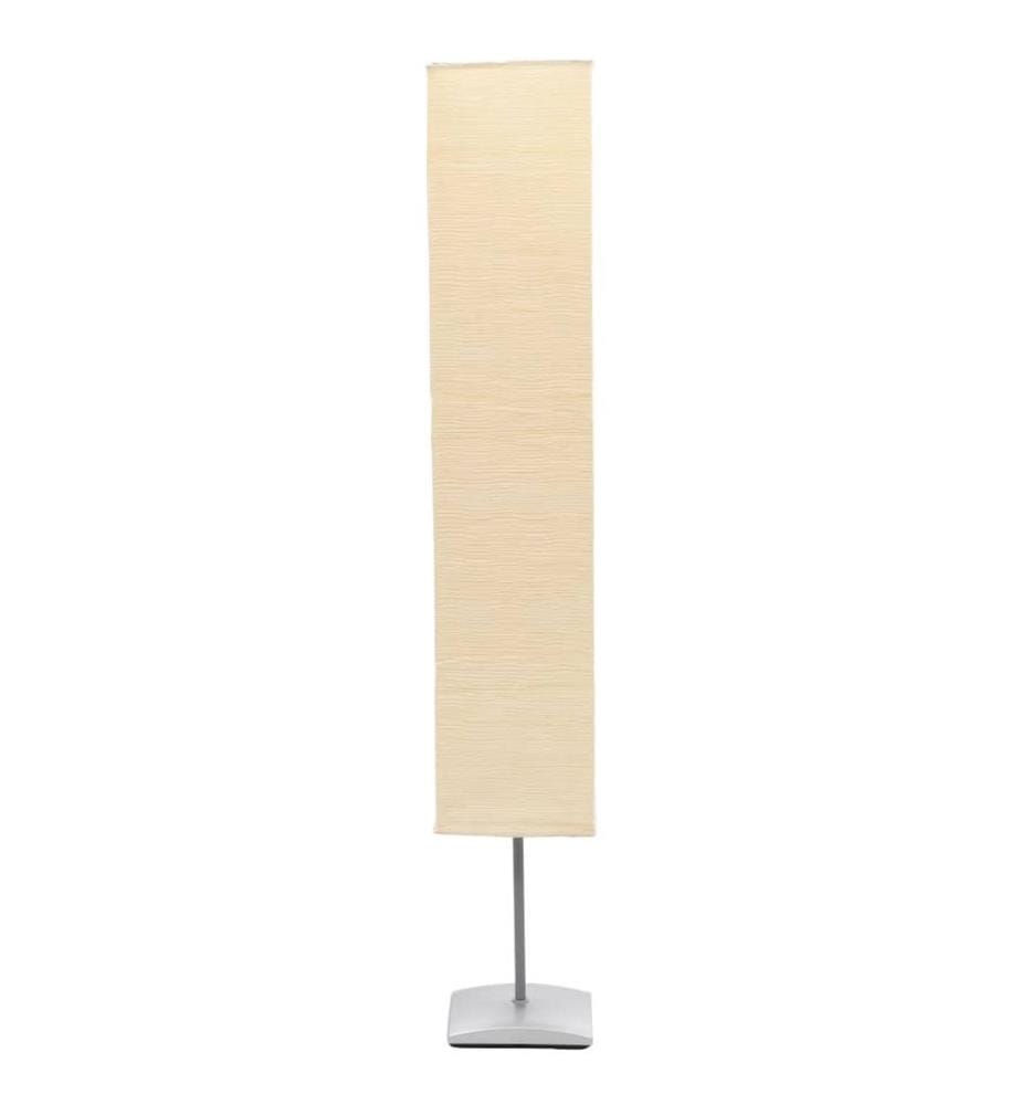 Lampadaire avec support en acier 135 cm Beige