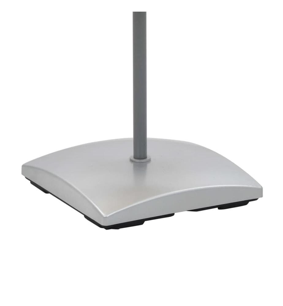 Lampadaire avec support en acier 135 cm Beige