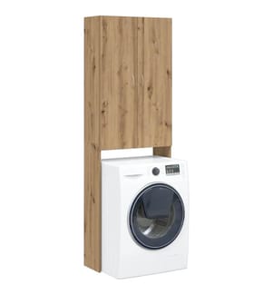 Waschmaschinenschrank Artisan-Eiche 64x25,5x190 cm