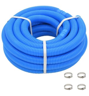Poolschlauch mit Klammern Blau 38 mm 12 m
