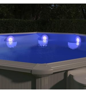Unterwasser-LED-Poollampe mit Fernbedienung Mehrfarbig