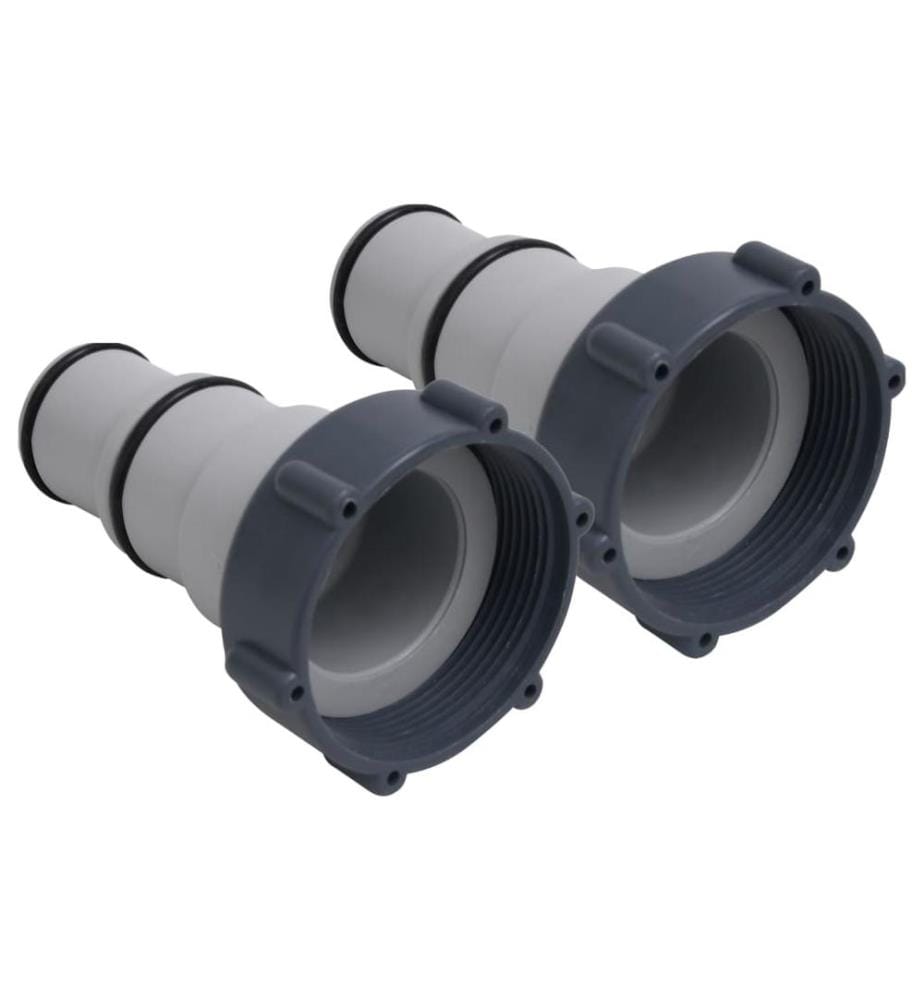 Adapter für Poolschlauch 2 Stk. Kunststoff