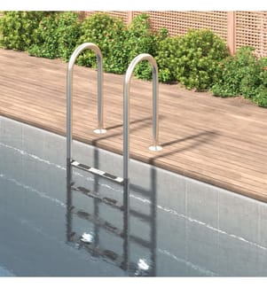 Échelle de piscine 54x38x184,5 cm acier inoxydable 304