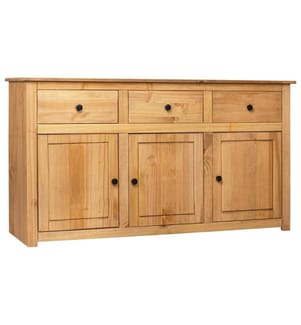 Buffet 135x40x80 cm Pin solide Assortiment Panama