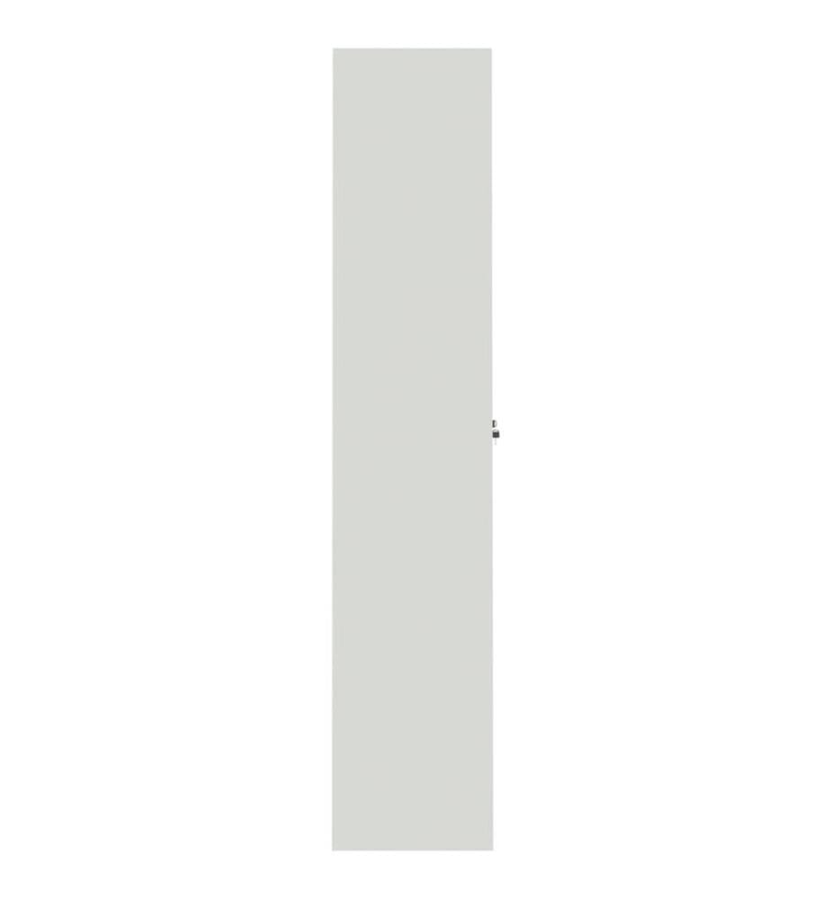 Classeur gris clair 90x40x200 cm acier