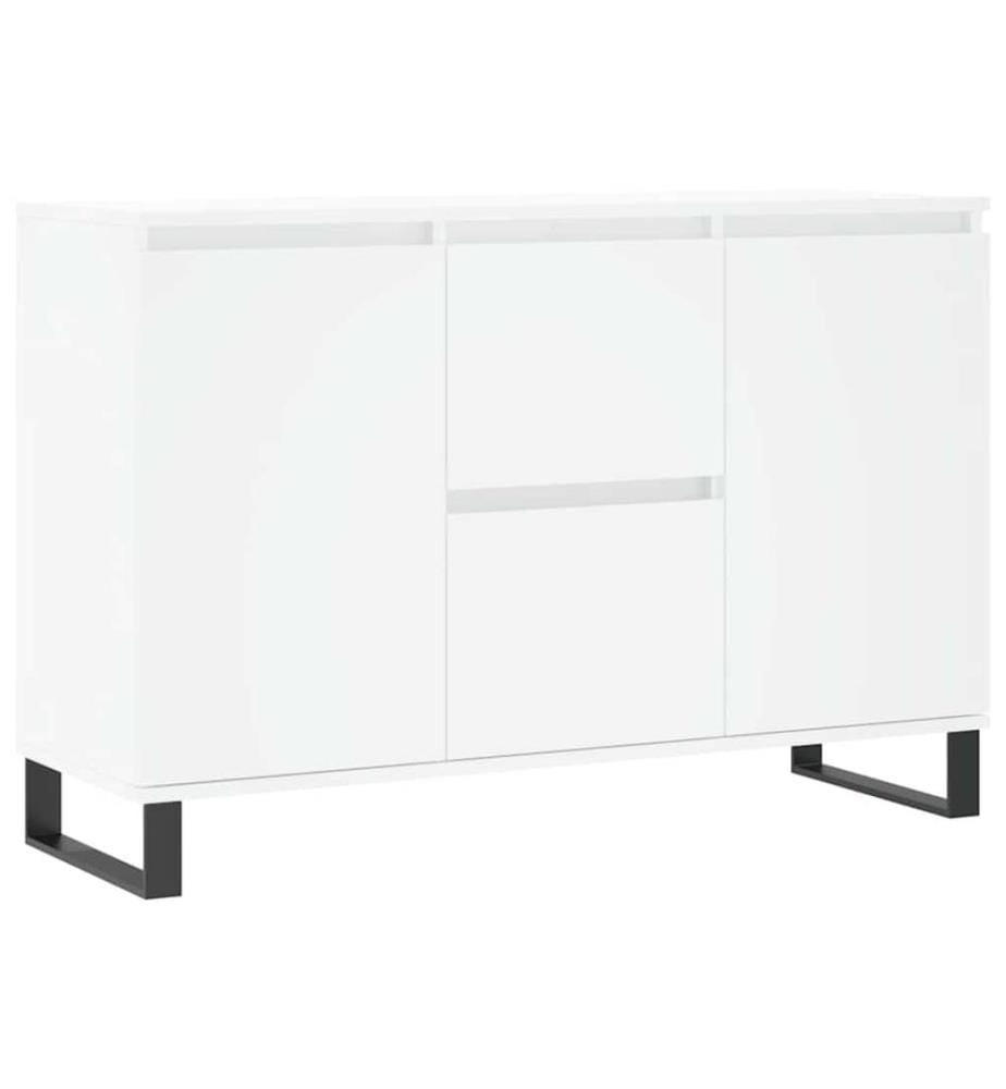 Sideboard Weiss 101,5x35x70 cm Holzwerkstoff