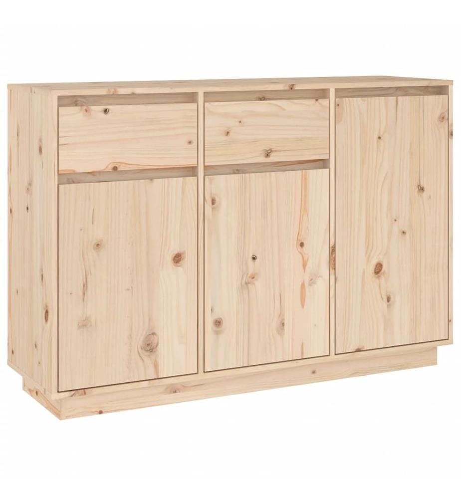 Sideboard 110x34x75 cm Massivholz Kiefer
