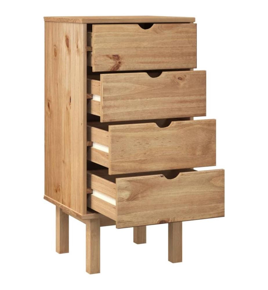 Commode OTTA 45x39x90 cm bois de pin massif
