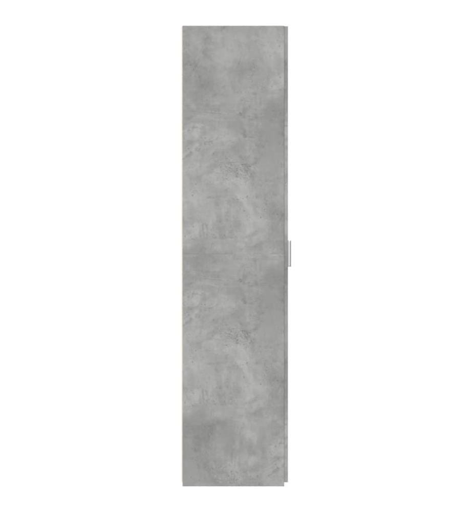 Highboard Betongrau 40x42,5x185 cm Holzwerkstoff