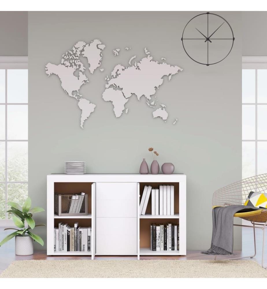 Sideboard Weiss 120×36×69 cm Holzwerkstoff