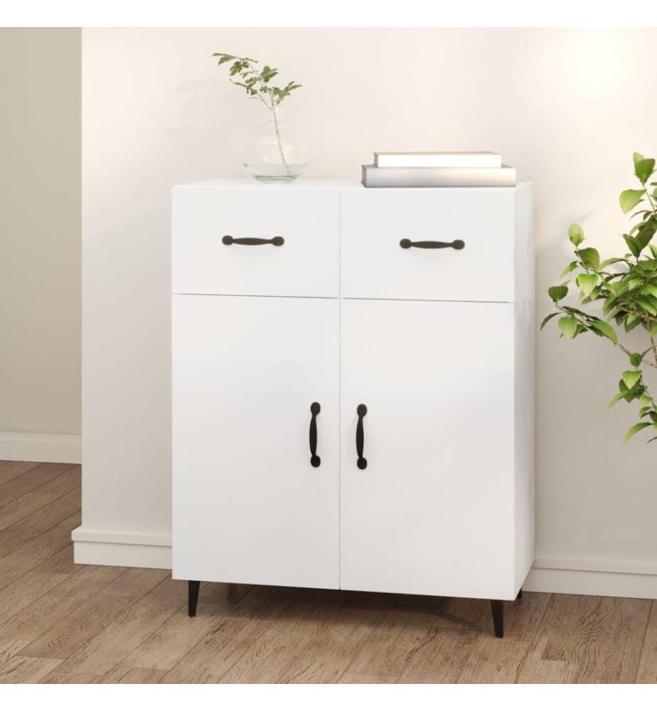 Sideboard Weiss 69,5x34x90 cm Holzwerkstoff