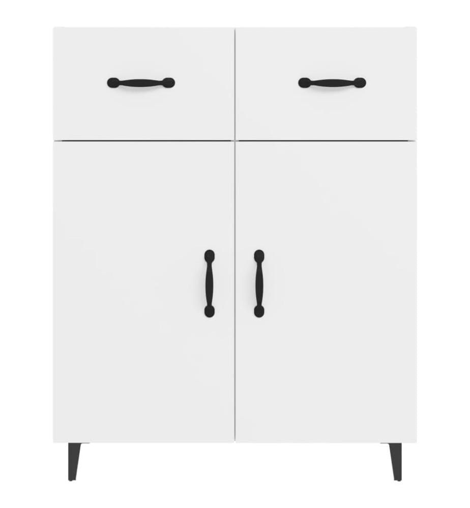 Sideboard Weiss 69,5x34x90 cm Holzwerkstoff