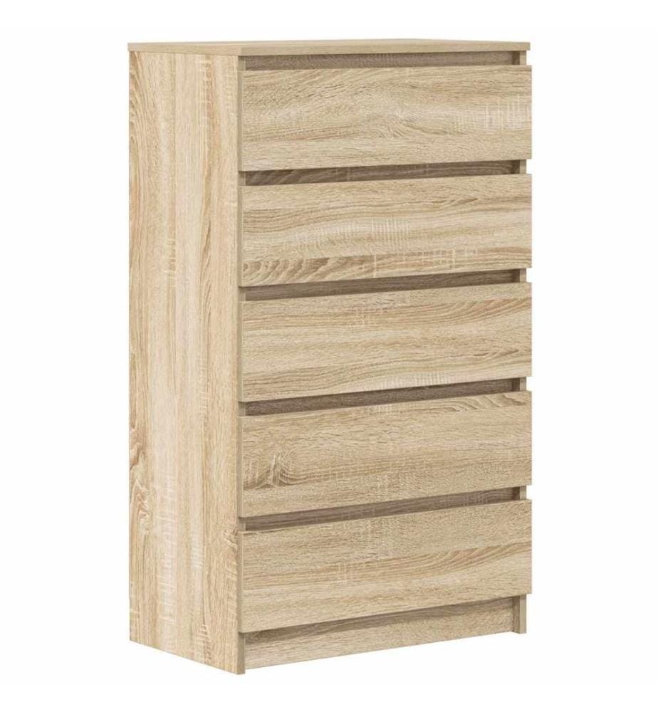Schubladenschrank Sonoma-Eiche 60x36x103 cm Holzwerkstoff