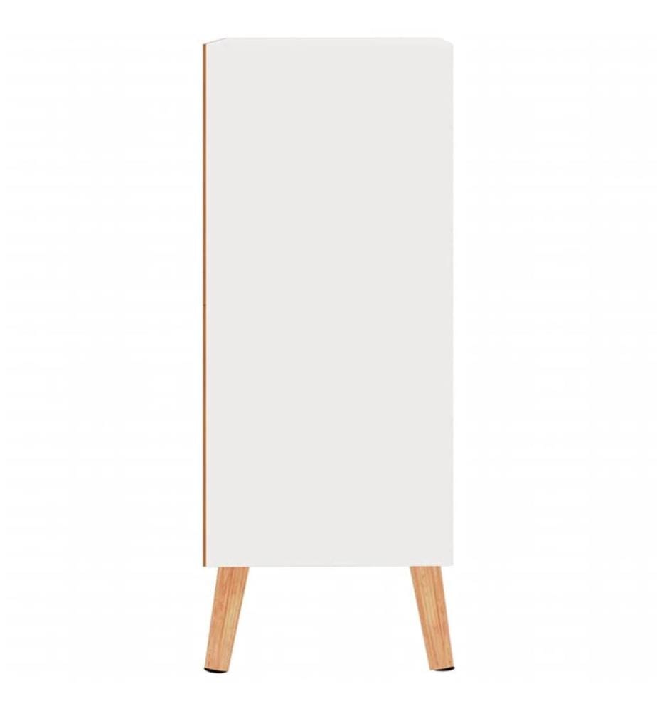Sideboard Hochglanz-Weiss 60x30x72 cm Holzwerkstoff