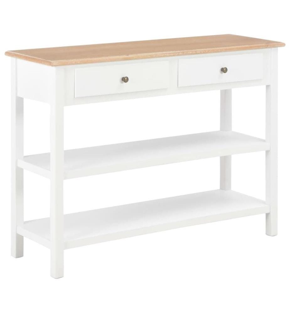 Sideboard Weiss 110×35×80 cm MDF